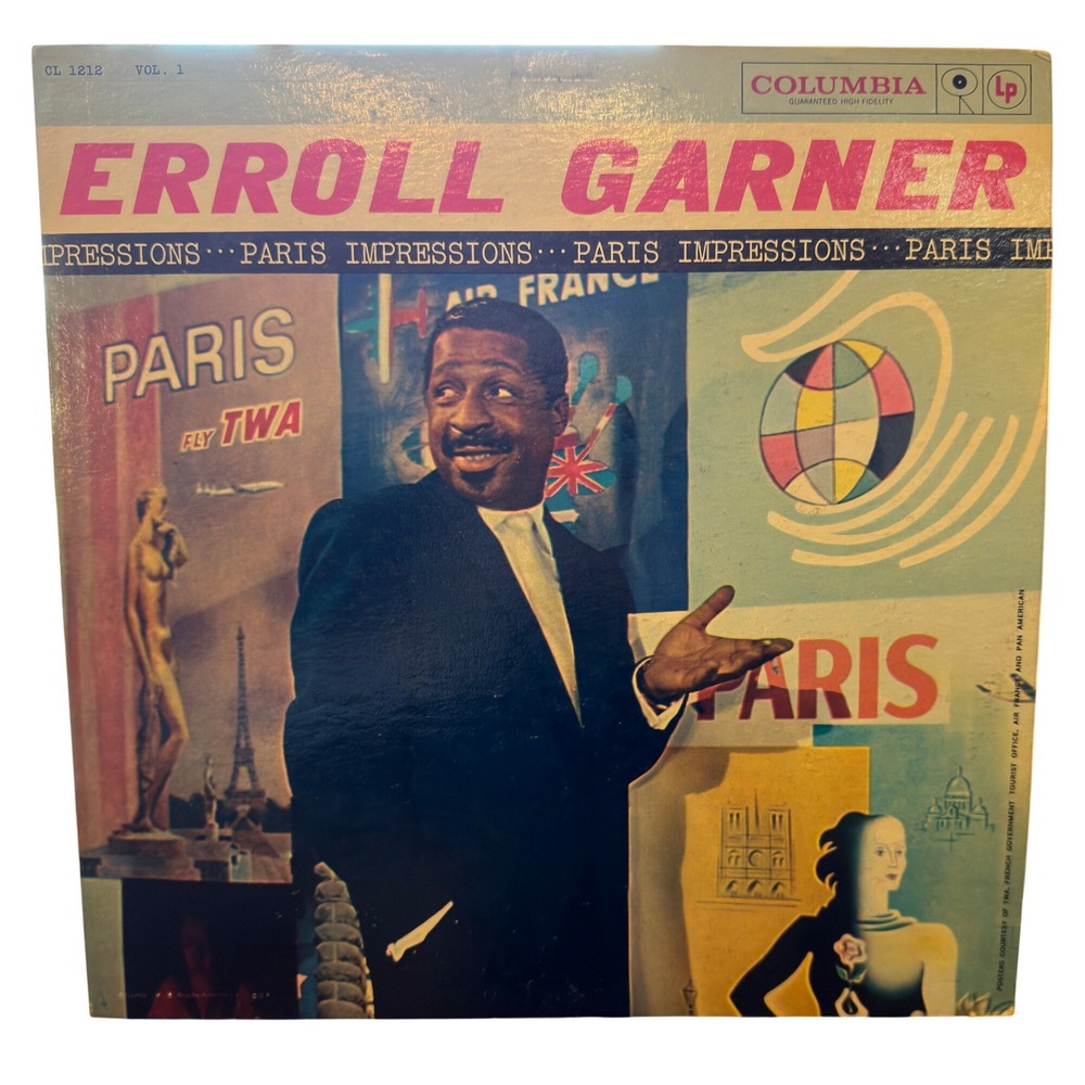 Erroll Garner Paris Impressions Vol 1 Vinyl Record Columbia CL 1212 Jazz LP 1958